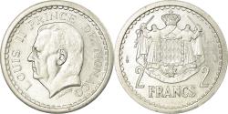 World Coins - Coin, Monaco, 2 Francs, Undated (1943), , Aluminum, KM:121, Gadoury:MC