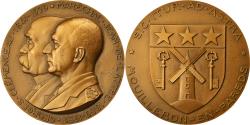 World Coins - France, Medal, Georges Clémenceau-Maréchal Jean De Lattre, Politics, Society