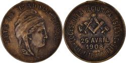 World Coins - France, Medal, Franc-Maçonnerie, Loges de la Région Parisienne, Fête de