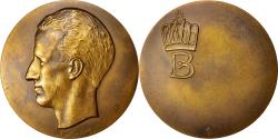 World Coins - Belgium, Medal, Baudouin roi des Belges, History, , Bronze