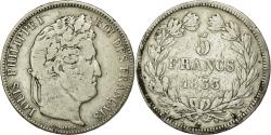 World Coins - Coin, France, Louis-Philippe, 5 Francs, 1833, Lyon, , Silver, KM:749.4