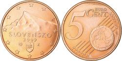 World Coins - Slovakia, 5 Euro Cent, 2009, Kremnica, BU, , Copper Plated Steel, KM:97