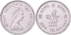 World Coins - Hong Kong, Elizabeth II, Dollar, 1980, Copper-nickel, , KM:43