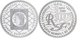 World Coins - France, 100 Francs, Cérès, 1er Timbre Français, 1999, MDP, Proof, Silver
