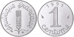 World Coins - Coin, France, Épi, Centime, 1991, Paris, BE, , Stainless Steel