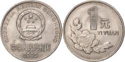 World Coins - People's Republic of China, Yuan, 1995, Nickel plated steel, , KM:337