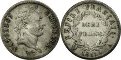 World Coins - Coin, France, Napoléon I, 1/2 Franc, 1811, Paris, , Silver, KM:691.1