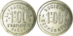 World Coins - Coin, France, La Fraternité, Société Coopérative, Amplepuis, 1 Franc