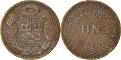 World Coins - Coin, Peru, Sol, 1965, , Brass, KM:222