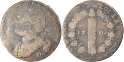 World Coins - Coin, France, 12 Deniers, 1792, Dijon, , Copper, Gadoury:15