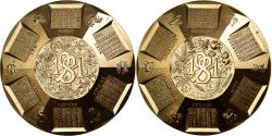 World Coins - France, Medal, Calendrier, Sous les Signes du Zodiaque, 1981, Bronze, Ponce