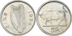 World Coins - Coin, Ireland, 5 Pence, 1996