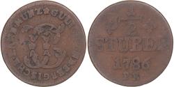 World Coins - Coin, German States, JULICH-BERG, Karl Theodor, 1/2 Stüber, 1786,