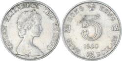 World Coins - Coin, Hong Kong, 5 Dollars, 1980