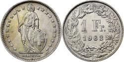 World Coins - Coin, Switzerland, Franc, 1963, Bern, , Silver, KM:24