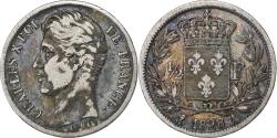 World Coins - France, Charles X, 1/2 Franc, 1828, Paris, Silver, , Gadoury:402