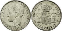 World Coins - Coin, Spain, Alfonso XIII, Peseta, 1899, , Silver, KM:706