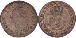 World Coins - Coin, France, Louis XVI, Sol ou sou, Sol, 1791, Paris, , Copper