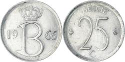 World Coins - Coin, Belgium, 25 Centimes, 1966
