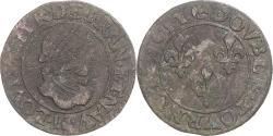 World Coins - Coin, France, Louis XIII, Double Tournois, 1611, Bordeaux, , Copper