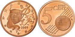 World Coins - France, 5 Euro Cent, 2009, Paris, Copper Plated Steel, , KM:1284