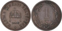 World Coins - Coin, Hungary, Franz Joseph I, Filler, 1896, Kormoczbanya, , Bronze