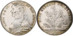 World Coins - France, Token, Marie Lesczinska, Maison de la Reine, 1751, Silver,