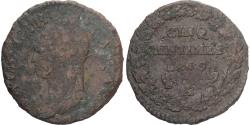 World Coins - Coin, France, Dupré, 5 Centimes, AN 7/5, Paris, , Copper, Gadoury:126