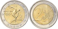 World Coins - Greece, 2 Euro, 2004, Athens, , Bi-Metallic, KM:188
