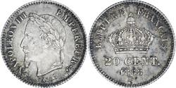 World Coins - Coin, France, Napoleon III, 20 Centimes, 1868, Strasbourg, , Silver