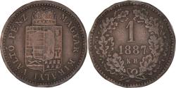 World Coins - Coin, Hungary, Franz Joseph I, Krajczar, 1887, Kremnitz, , Copper