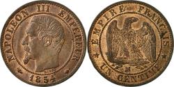 World Coins - Coin, France, Napoleon III, Centime, 1854, Marseille, , Gadoury 86