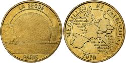 World Coins - France, Token, 75/ La Géode, 2010, Copper-nickel Aluminium, Médailles et