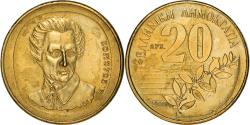 World Coins - Coin, Greece, Dionysios Solomos, composer of National Anthem, 20 Drachmes, 2000