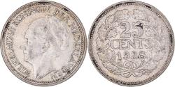 World Coins - Coin, Netherlands, Wilhelmina I, 25 Cents, 1928, Utrecht, , Silver