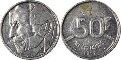 World Coins - Coin, Belgium, 50 Francs, 50 Frank, 1992