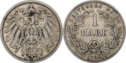World Coins - Coin, GERMANY - EMPIRE, Wilhelm II, Mark, 1898, Berlin, VF(20-25), Silver, KM:14