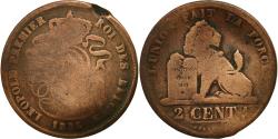 World Coins - Coin, Belgium, Leopold I, 2 Centimes, 1835, , Copper, KM:4.1
