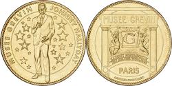 World Coins - France, Token, Musée Grévin, Johnny Hallyday, Copper-nickel Aluminium