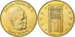 World Coins - France, Token, Musée Grévin, Jean-Paul II, Copper-nickel Aluminium,