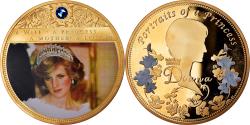 World Coins - United Kingdom , Medal, Portraits de la Princesse Diana, , Copper Gilt