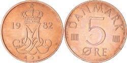 World Coins - Coin, Denmark, 5 Öre, 1982