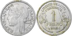 World Coins - France, Franc, Morlon, 1948, Paris, Aluminum, , Gadoury:473b, KM:885a.1