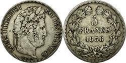 World Coins - Coin, France, Louis-Philippe, 5 Francs, 1838, Paris, , Silver