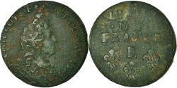 World Coins - Coin, France, Louis XIV, Liard de France au buste âgé, 1695, Tours