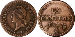 World Coins - France, 1 Centime, Dupré, AN 7, Paris, Copper, , Gadoury:76