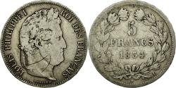World Coins - Coin, France, Louis-Philippe, 5 Francs, 1834, Limoges, , Silver