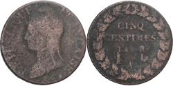 World Coins - Coin, France, Dupré, 5 Centimes, AN 8, Paris, , Copper, Gadoury:126