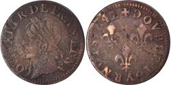 World Coins - Coin, France, Louis XIII, Double tournois de Warin, 1642, , Copper
