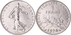 World Coins - Coin, France, Semeuse, Franc, 1974, Paris, , Nickel, KM:925.1